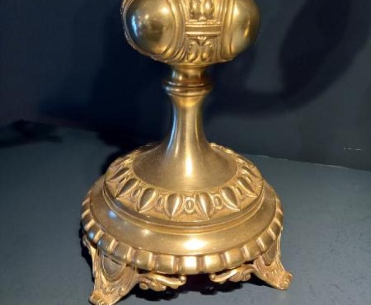 Superb Pair of Mid Victorian Gilded Candelabra - Image 3