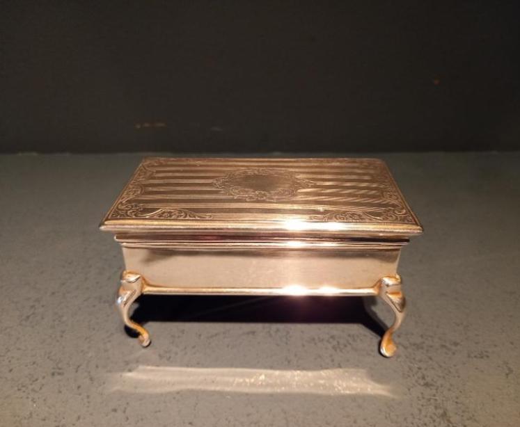 Fine George V Period Silver Jewellery Table Box - Image 1