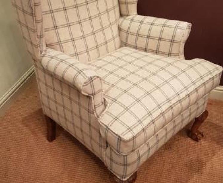 Victorian Wing Back Arm Chair - Image 2