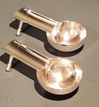 Pair of Silver Cigar Rests