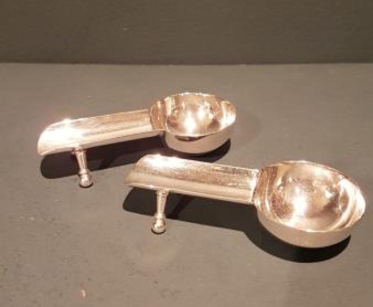 Pair of Silver Cigar Rests - Image 3