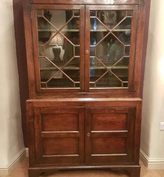 George III Oak Bread and Cheese Cupboard