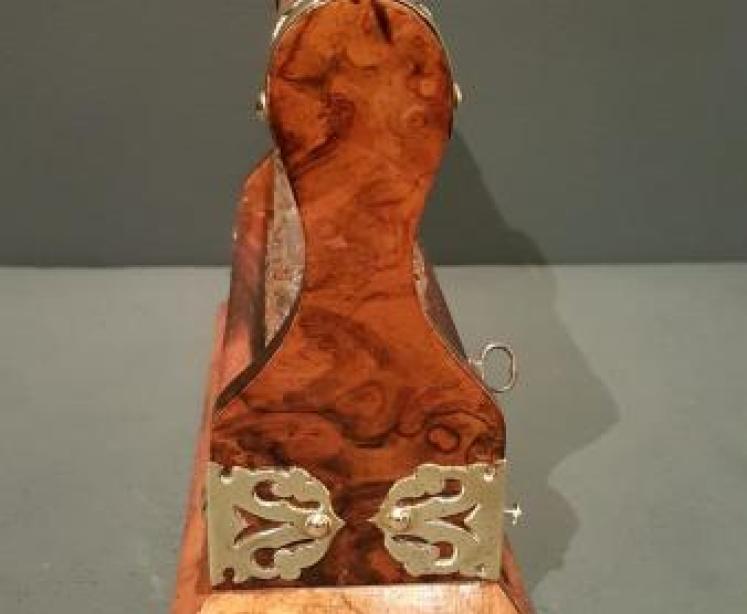 Victorian Burr Walnut Miniature Tantalus - Image 3