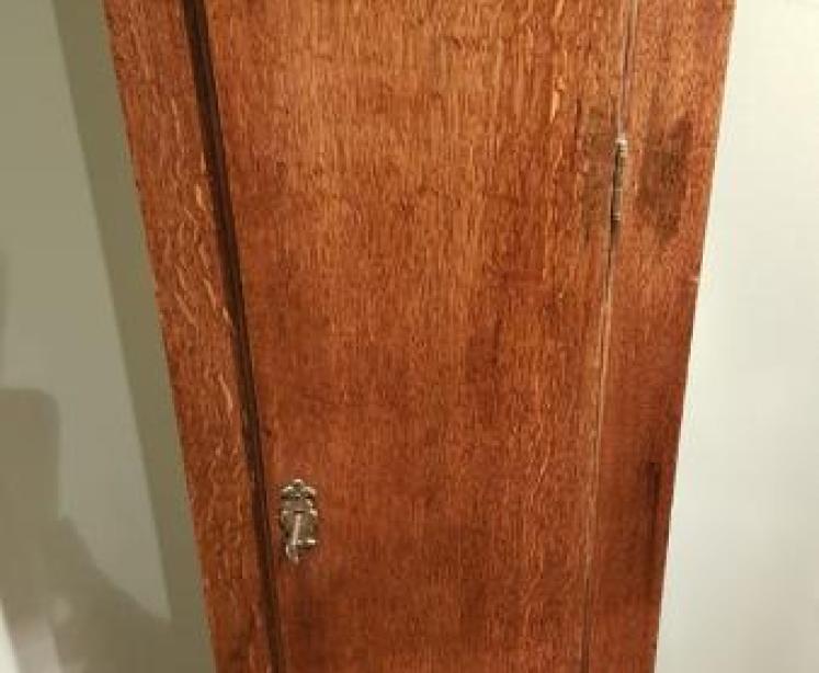 George II Period Oak Cottage Longcase Clock - Image 4