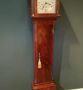 Superior Quality Edwardian Mahogany Grandmother Clock