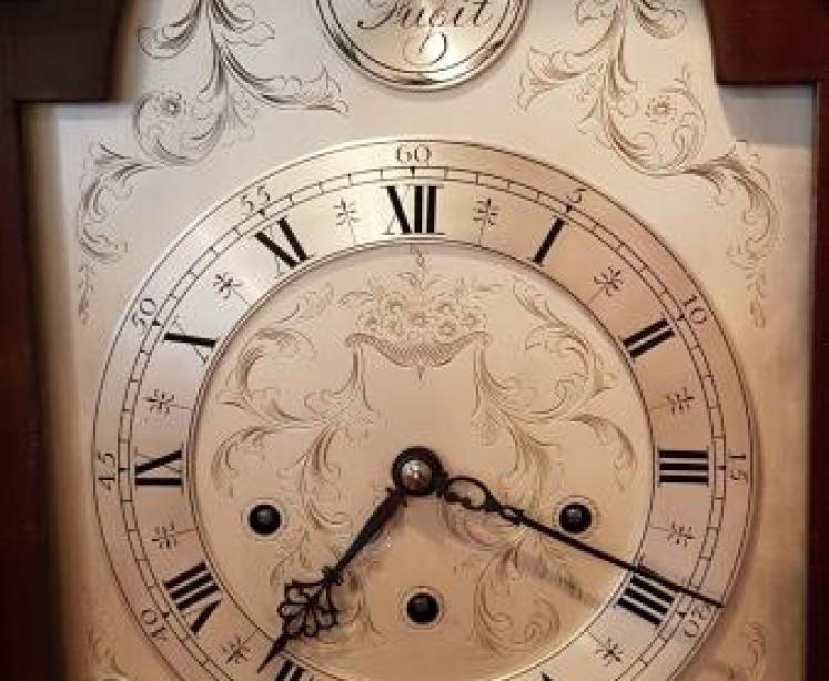 Superior Quality Edwardian Mahogany Grandmother Clock - Image 2