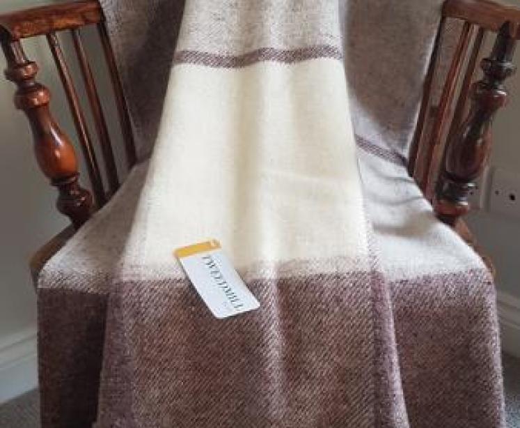 Tweedmill Block Check Jacob Throw - Image 4