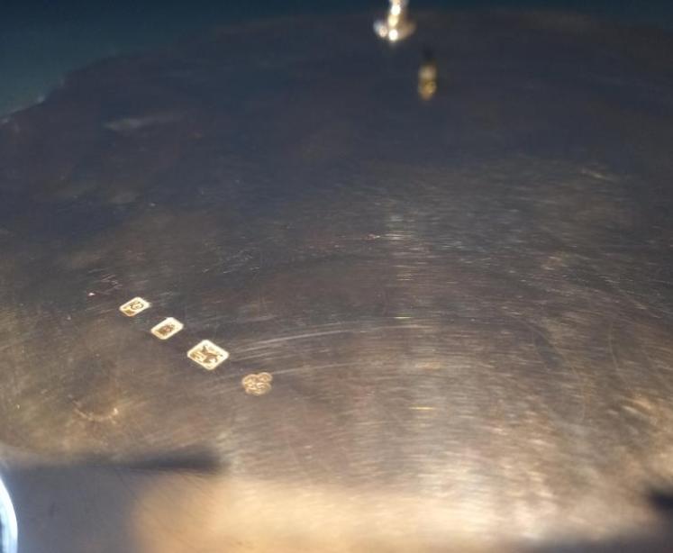 Heavy George III Style Solid Silver Salver - Image 4