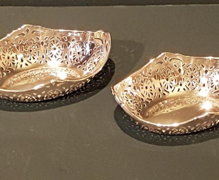Pair of George V Silver Sweetmeat Dishes - Image 3