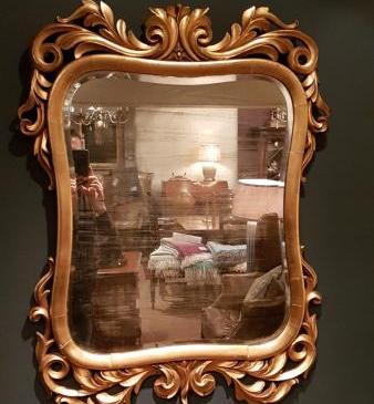 Early Victorian Timber Gilt Mirror