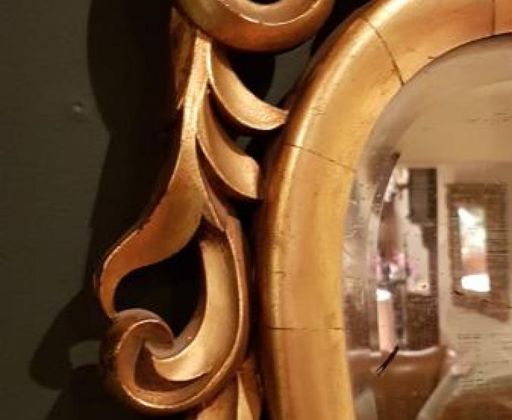 Early Victorian Timber Gilt Mirror - Image 4