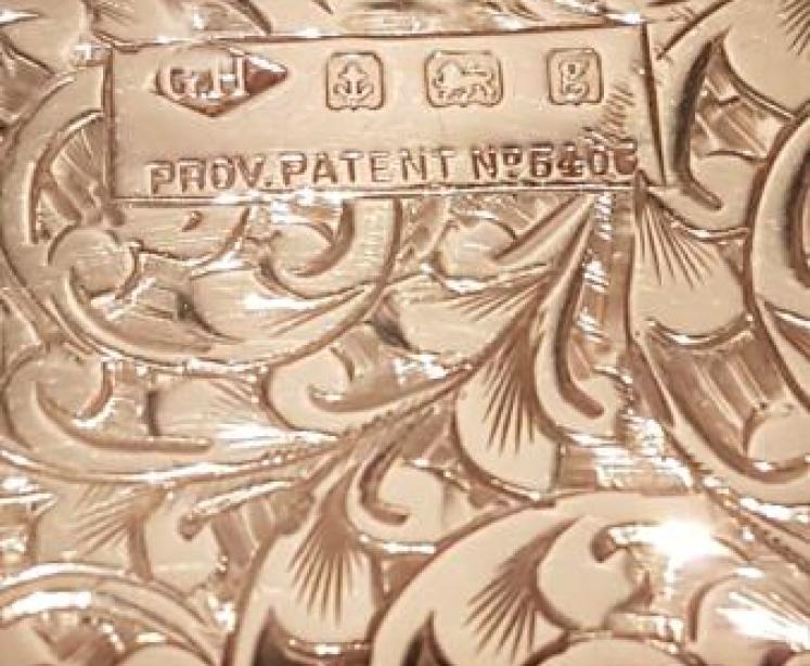 Unusual Edwardian Silver Card Case - Image 3