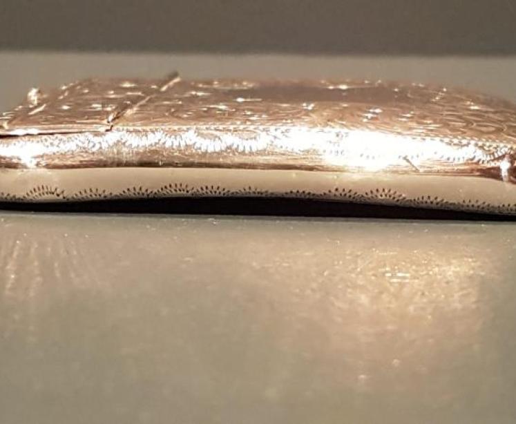 Unusual Edwardian Silver Card Case - Image 6