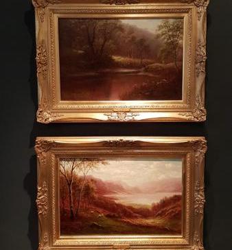  Pair Victorian of William Mellor Oil Paintings