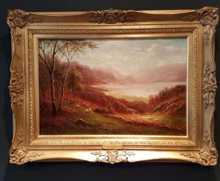  Pair Victorian of William Mellor Oil Paintings - Image 2