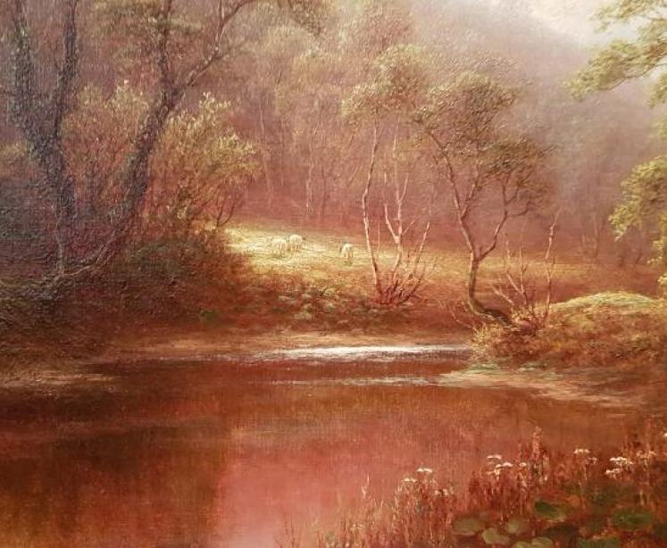  Pair Victorian of William Mellor Oil Paintings - Image 4