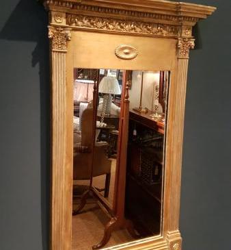 Early Victorian Timber Gilt Mirror