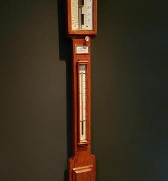 Superb Victorian Admiral Fitzroy's Marine Stick Barometer