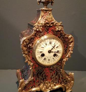 Victorian 8 Day Boule Mantel Clock