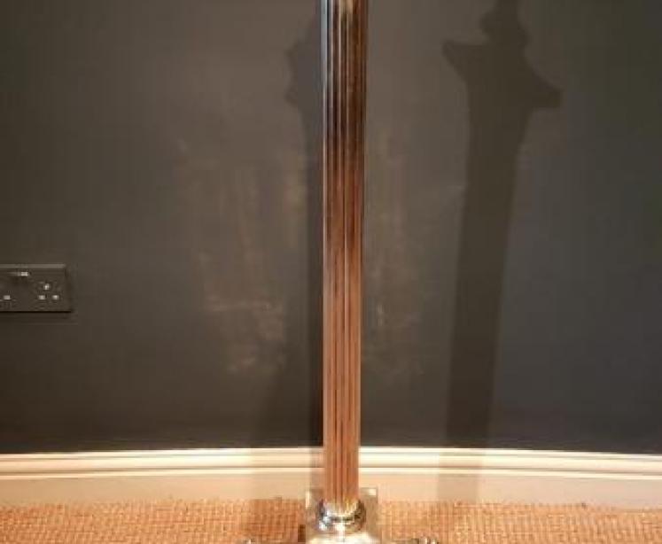 Superb Victorian Cast Brass Standard Lamp - Image 1