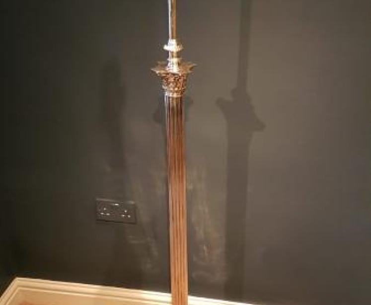 Superb Victorian Cast Brass Standard Lamp - Image 3