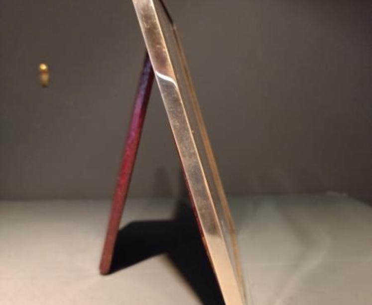 Large George V Period Silver Photo Frame - Image 3