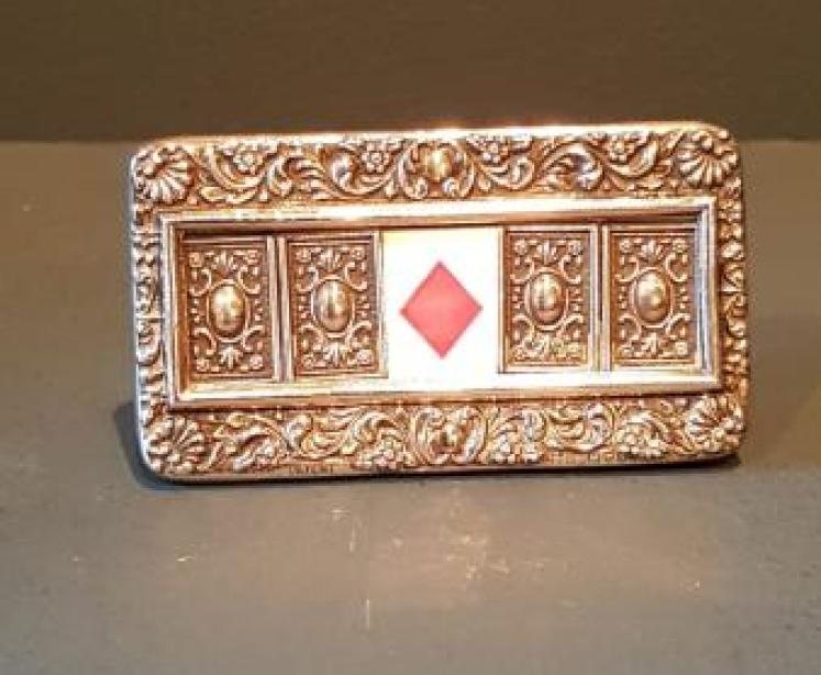 Superb Silver and Enamel Whist Marker - Image 1