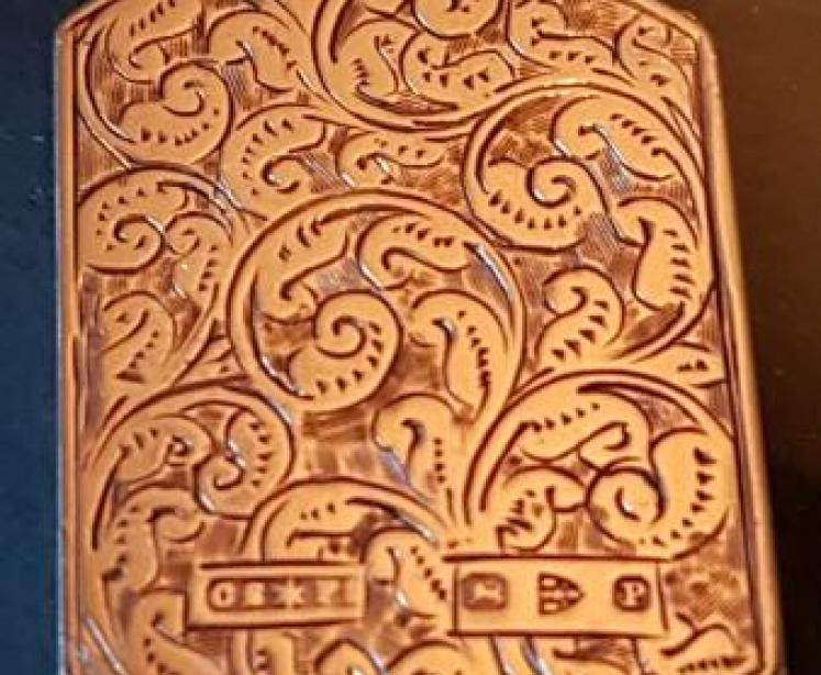 Victorian Engraved Chester Silver Stamp Fob - Image 2