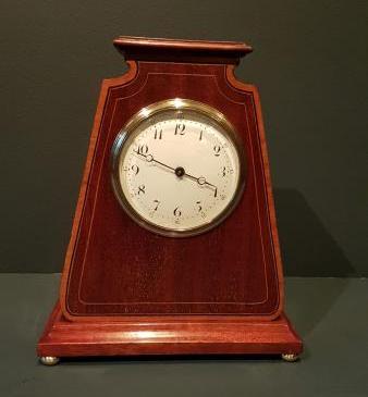 Quality Edwardian Inlaid Mantel Clock