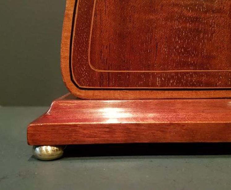 Quality Edwardian Inlaid Mantel Clock - Image 6