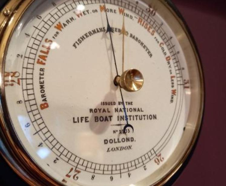 Victorian Dolland of London RNLI Fisherman's Marine Barometer - Image 2