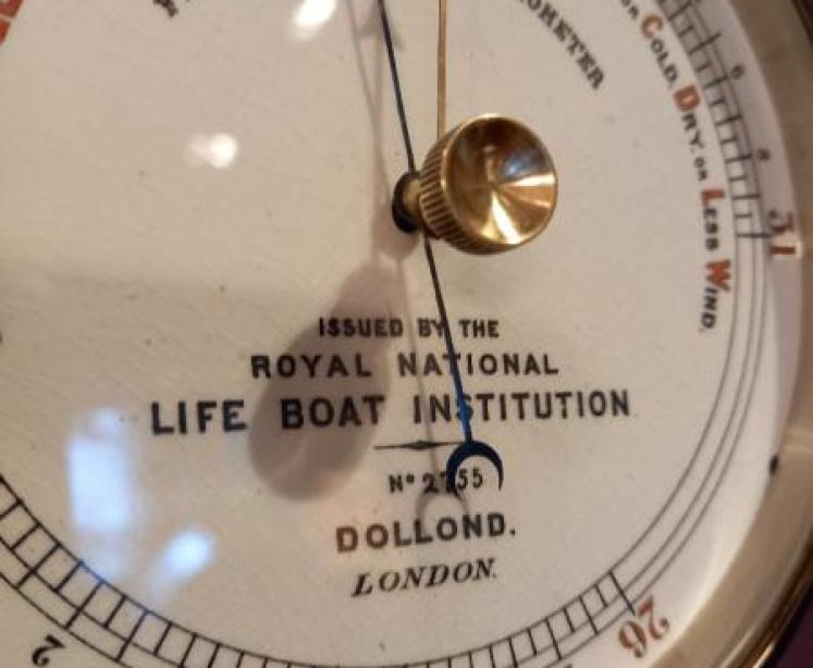 Victorian Dolland of London RNLI Fisherman's Marine Barometer - Image 3