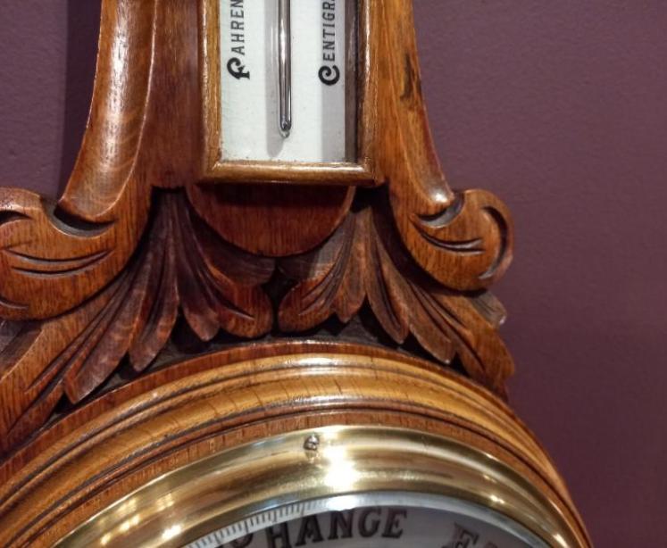 Mid Victorian Dolland of London Banjo Barometer - Image 6