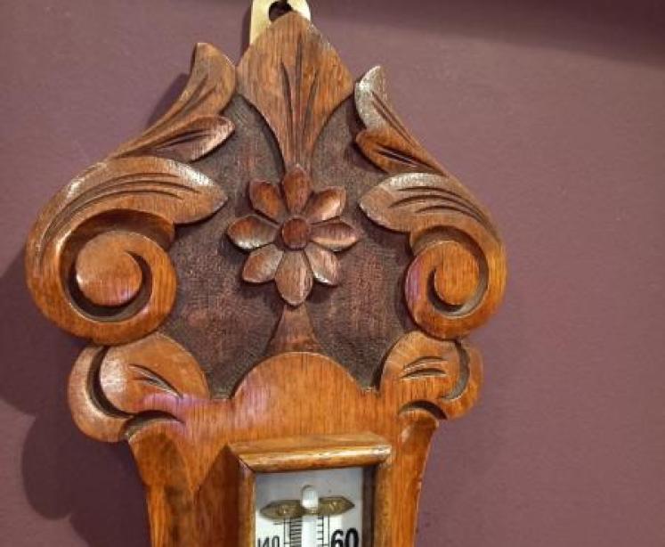 Mid Victorian Dolland of London Banjo Barometer - Image 7