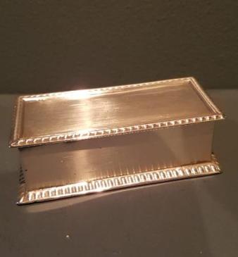 Victorian Chester Silver Stamp Box