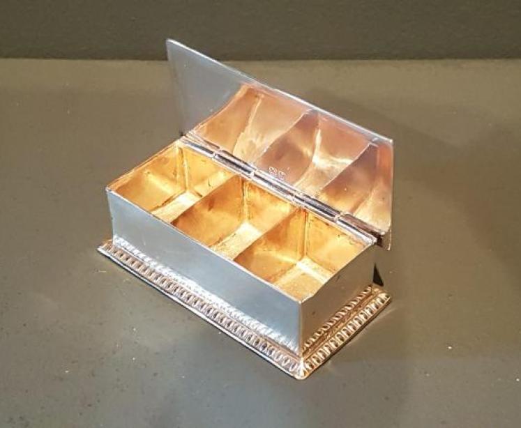 Victorian Chester Silver Stamp Box - Image 2