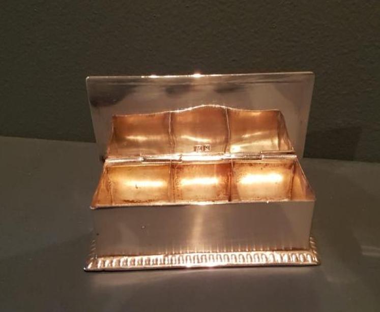 Victorian Chester Silver Stamp Box - Image 5