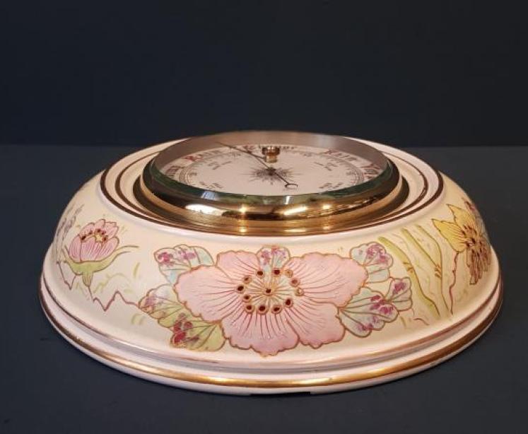 Unusual Victorian Porcelain Cased Barometer - Image 6