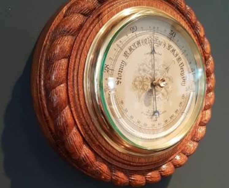 Superb Victorian Aneroid Barometer by Hicks, London - Image 5