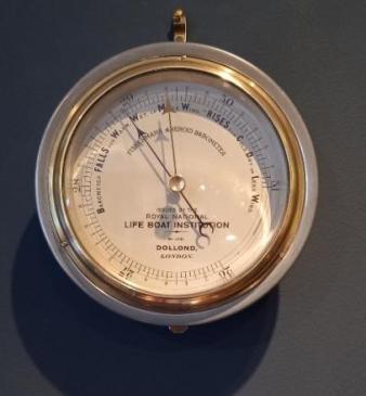 Antique RNLI Fisherman's Marine Barometer