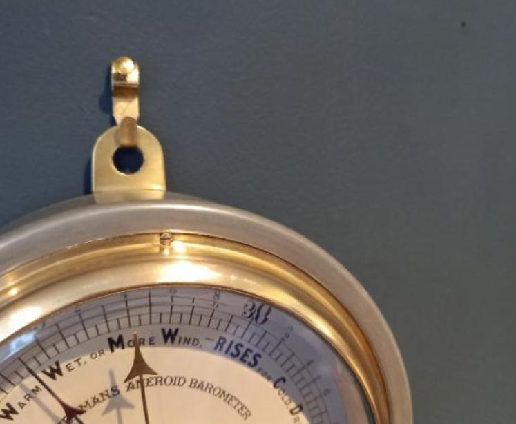 Antique RNLI Fisherman's Marine Barometer - Image 3