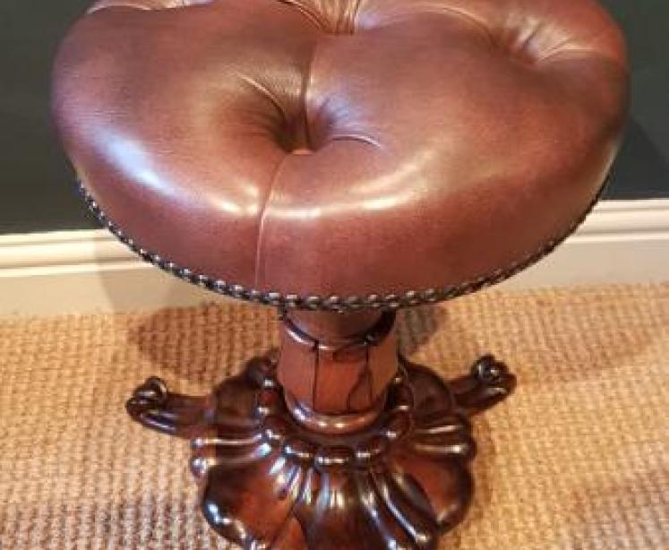 Fine Quality William IV Rosewood Stool - Image 4