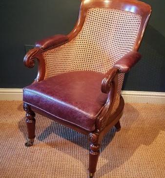 Outstanding Quality Regency Bergere Chair