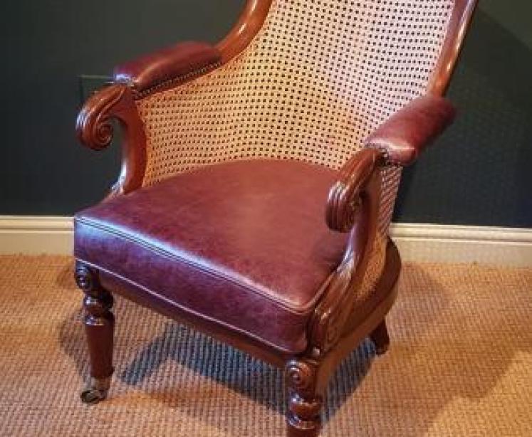 Outstanding Quality Regency Bergere Chair - Image 1