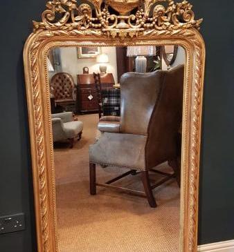 Superb Mid Victorian Timber Gilt Mirror