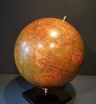 Original 1930's 14" Philips Plaster Globe