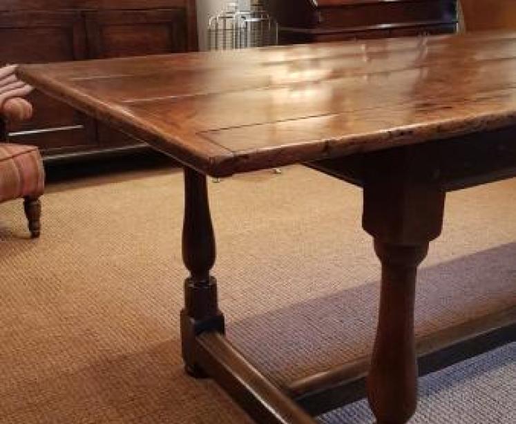 Superb George II Oak Refectory Table - Image 6