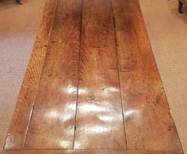 Superb George II Oak Refectory Table - Image 7