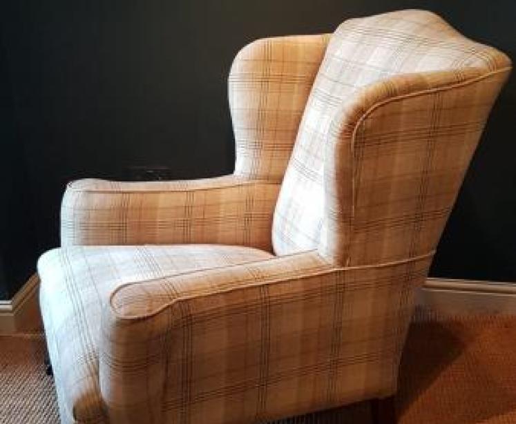 Victorian Wing Back Arm Chair - Image 4
