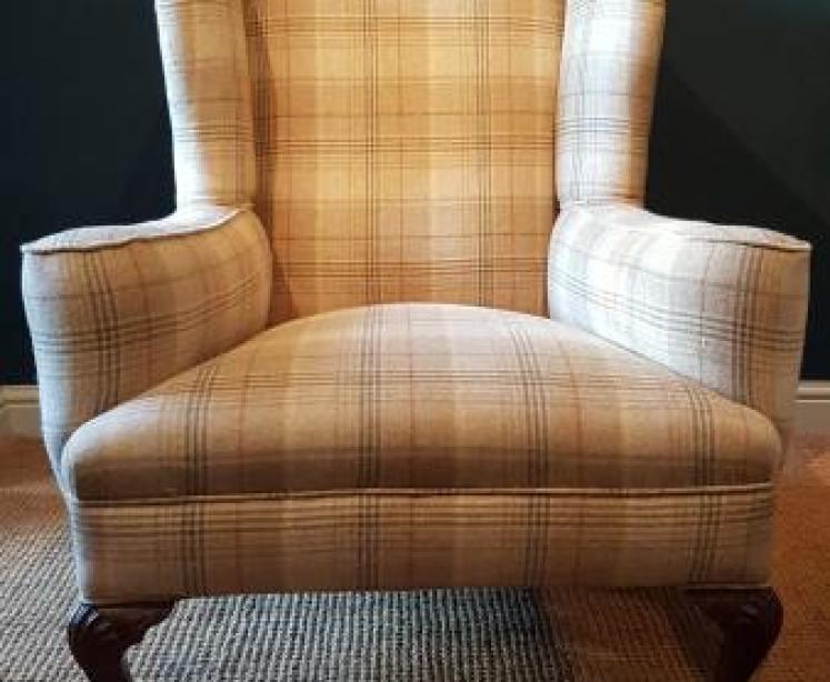 Victorian Wing Back Arm Chair - Image 5